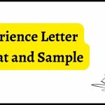 Experience Letter Format and Sample