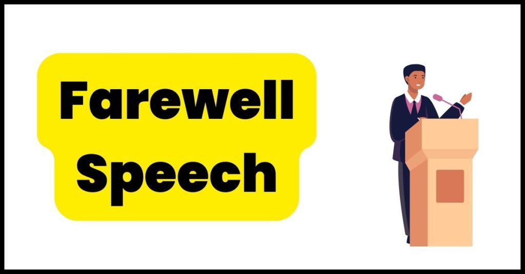 Farewell Speech Best Farewell Speech Samples And Templates Free 