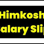 Himkosh Salary Slip