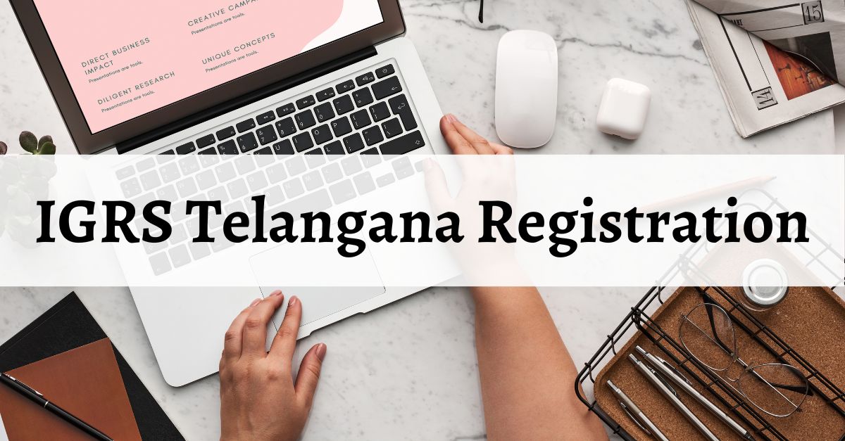 IGRS Telangana Registration, Status Check Stamp Duty & Property