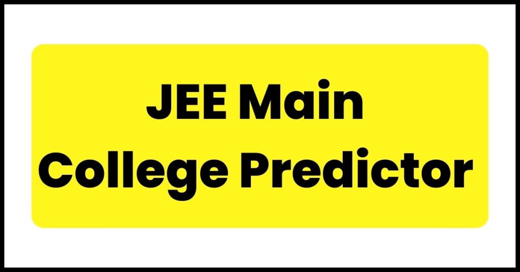JEE Main College Predictor