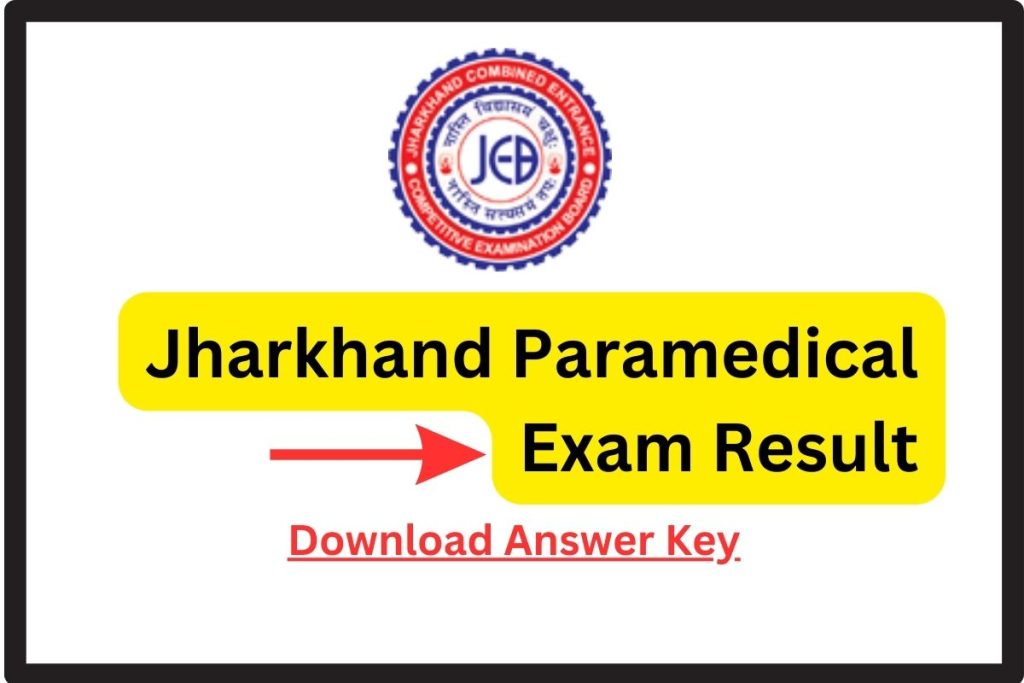 Jharkhand Paramedical Exam Result