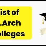 List of B.Arch Colleges