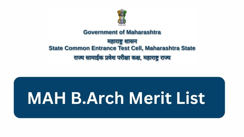 MAH B.Arch Merit List