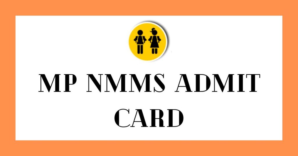 MP NMMS Admit Card