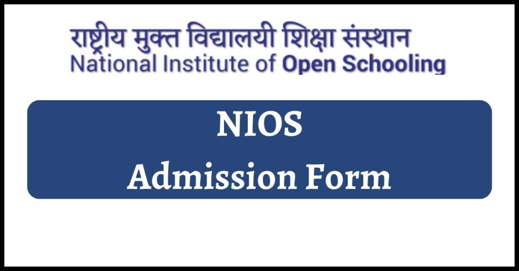 NIOS Admission Form