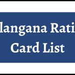 Telangana Ration Card List