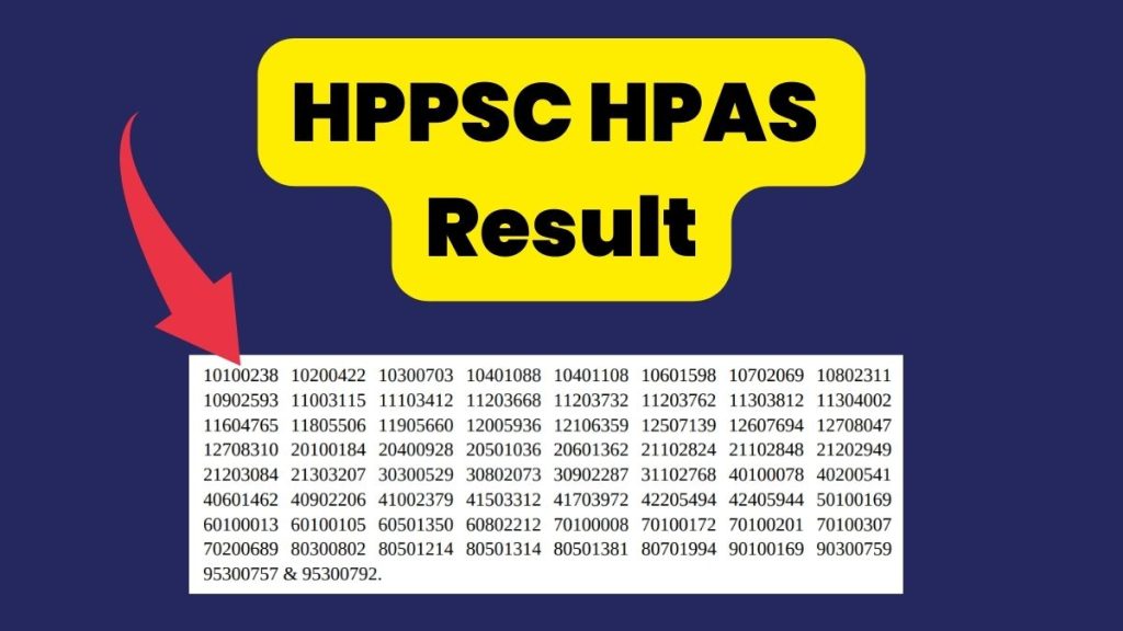 hppsc hpas result