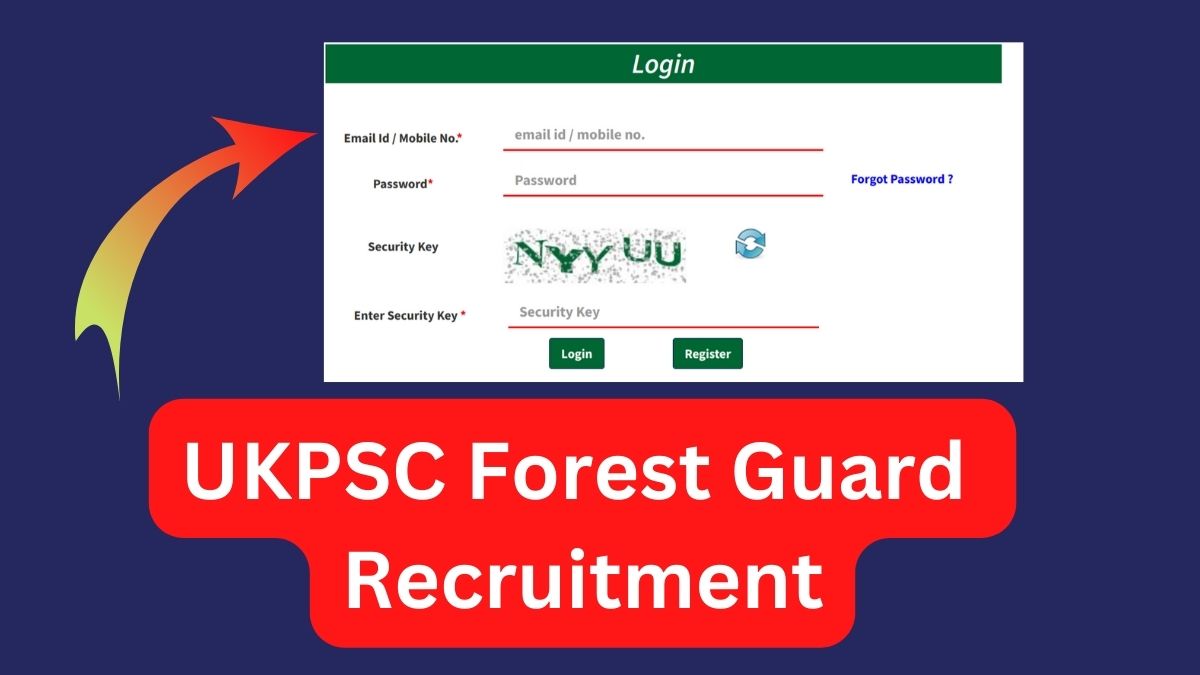 UKPSC Ranger Recruitment 2022 [894 Posts];  Online form at ukpsc.gov.in