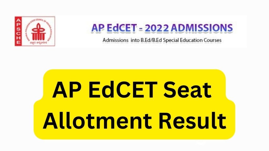 AP Edcet Seat Allotment result
