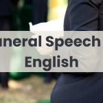 Funeral Speech In English: Eulogy