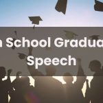 High School Graduation Speech in English