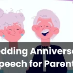 Wedding Anniversary Speech for Parents