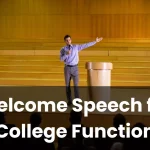 Welcome Speech for College Function