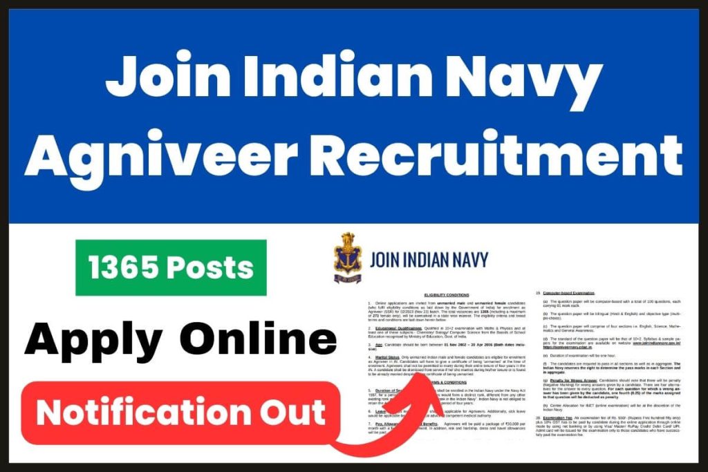 Join Indian Navy Agniveer Recruitment 2023