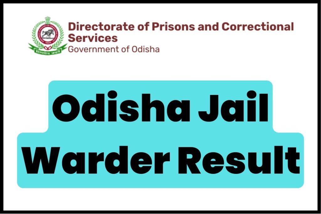 Odisha Jail Warder Result