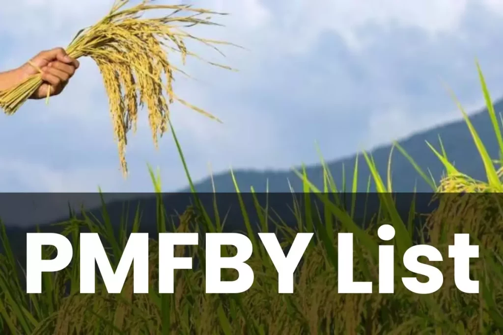 PMFBY List