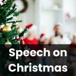 Speech on Christmas