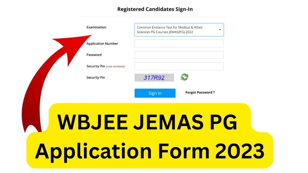 WB JEMAS PG Application 2023