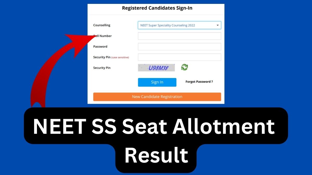 NEET SS 2nd Seat Allotment Result 2023 (Out); Download College Allotment