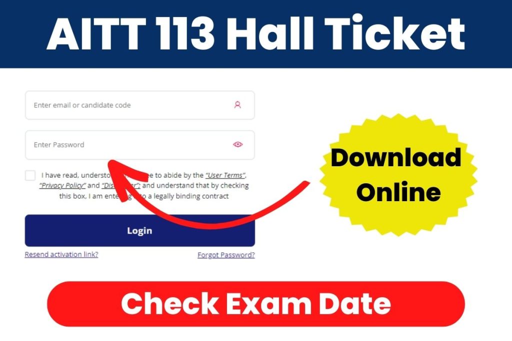 AITT 113 Hall Ticket