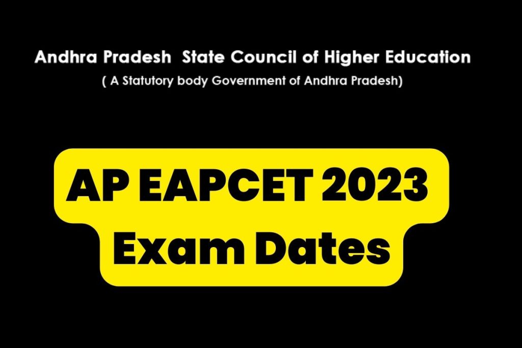 AP EAPCET 2023 Exam Dates