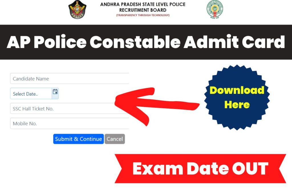 AP Police Constable Admit Card