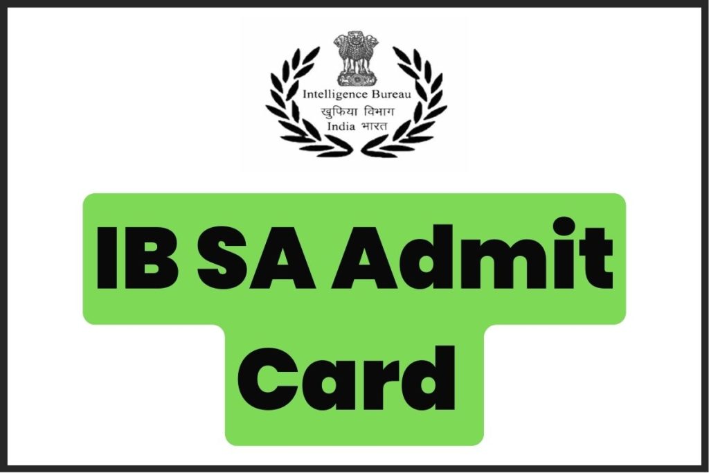 IB SA Admit Card