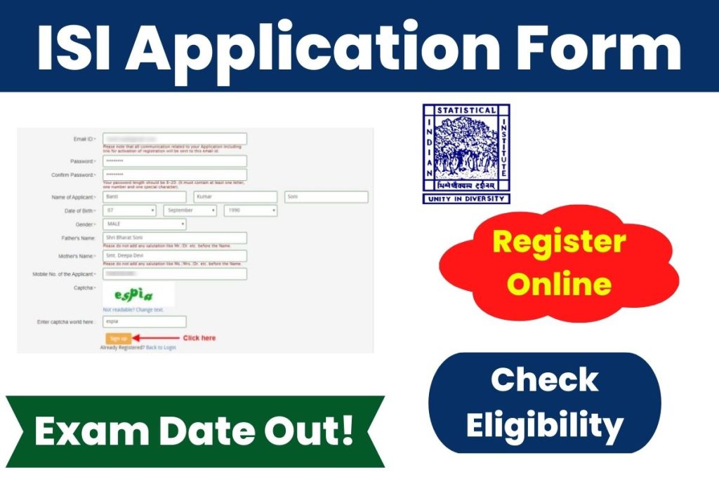 ISI 2023 Application