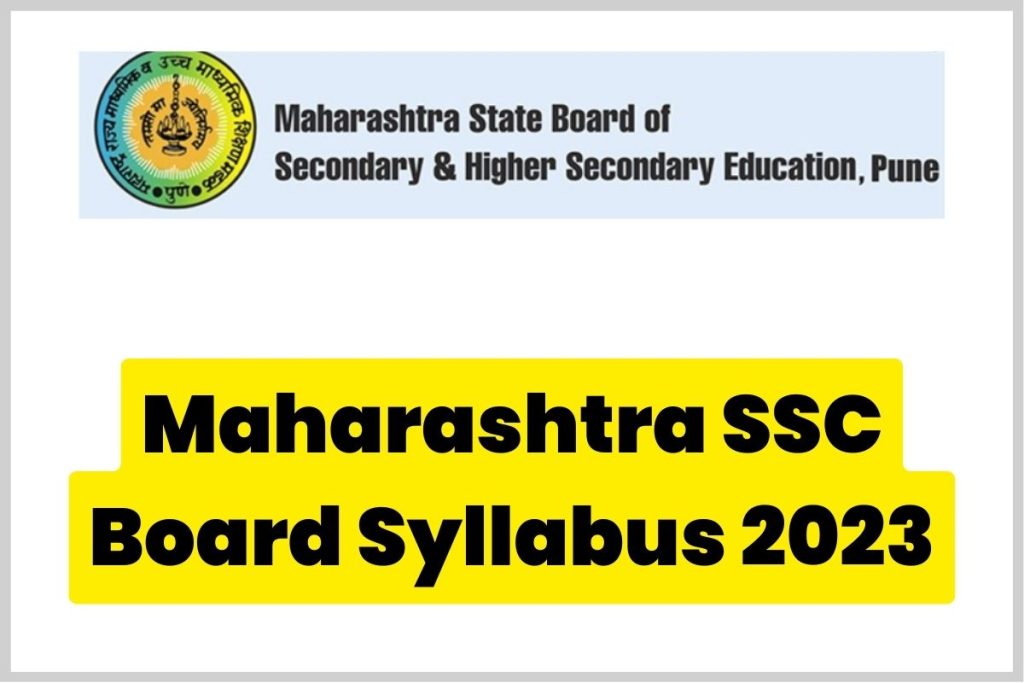 Maharashtra SSC Board Syllabus 2023