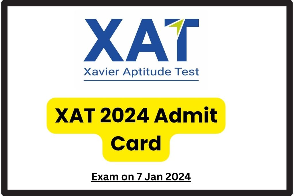 XAT 2024 Admit Card