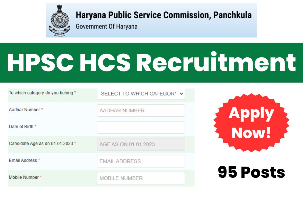 HPSC HCS Recruitment 2023; Haryana Civil Services Exam Date Out hpsc.gov.in
