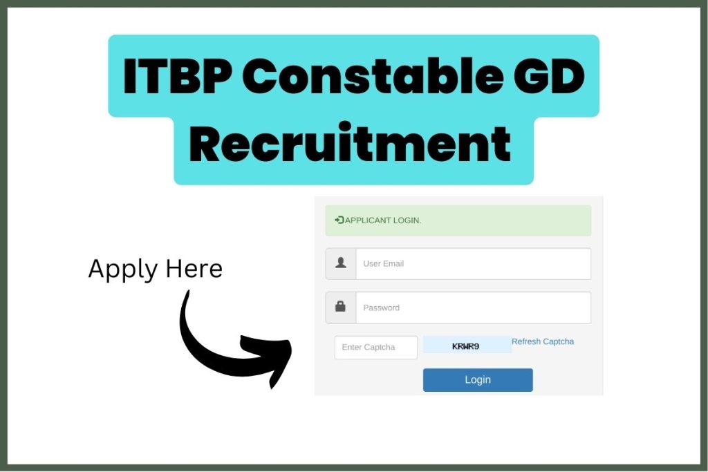 ITBP Constable GD Recruitment