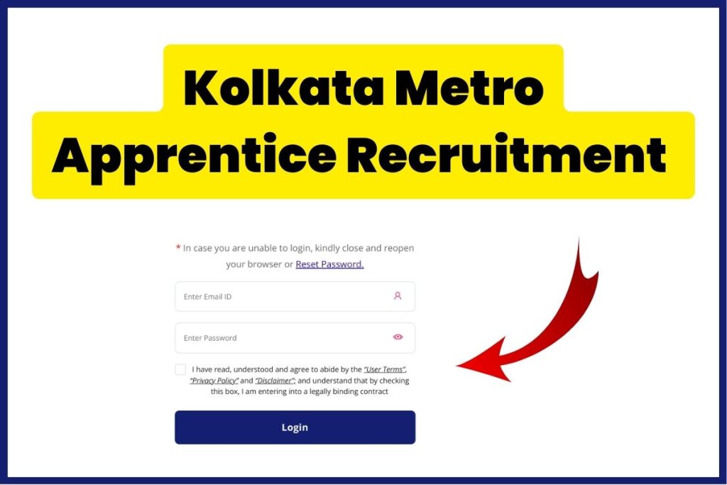 Kolkata Metro Apprentice Recruitment