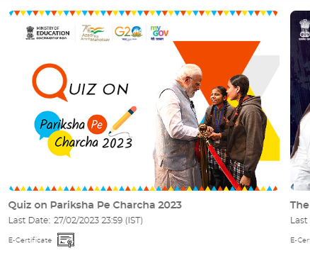 Quiz on Pariksha Pe Charcha 2023