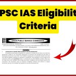 UPSC IAS Eligibility Criteria