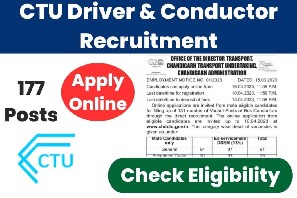 CTU Driver & Conductor Recruitment