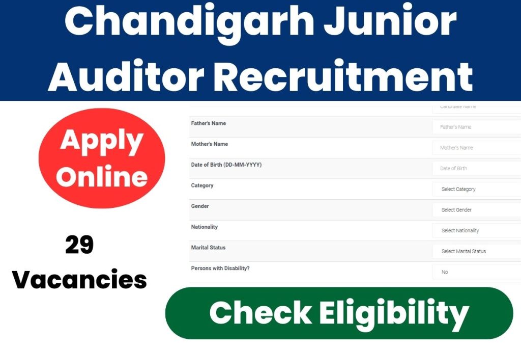 Chandigarh Junior Auditor Recruitment
