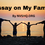 Essay on My Family for students and children