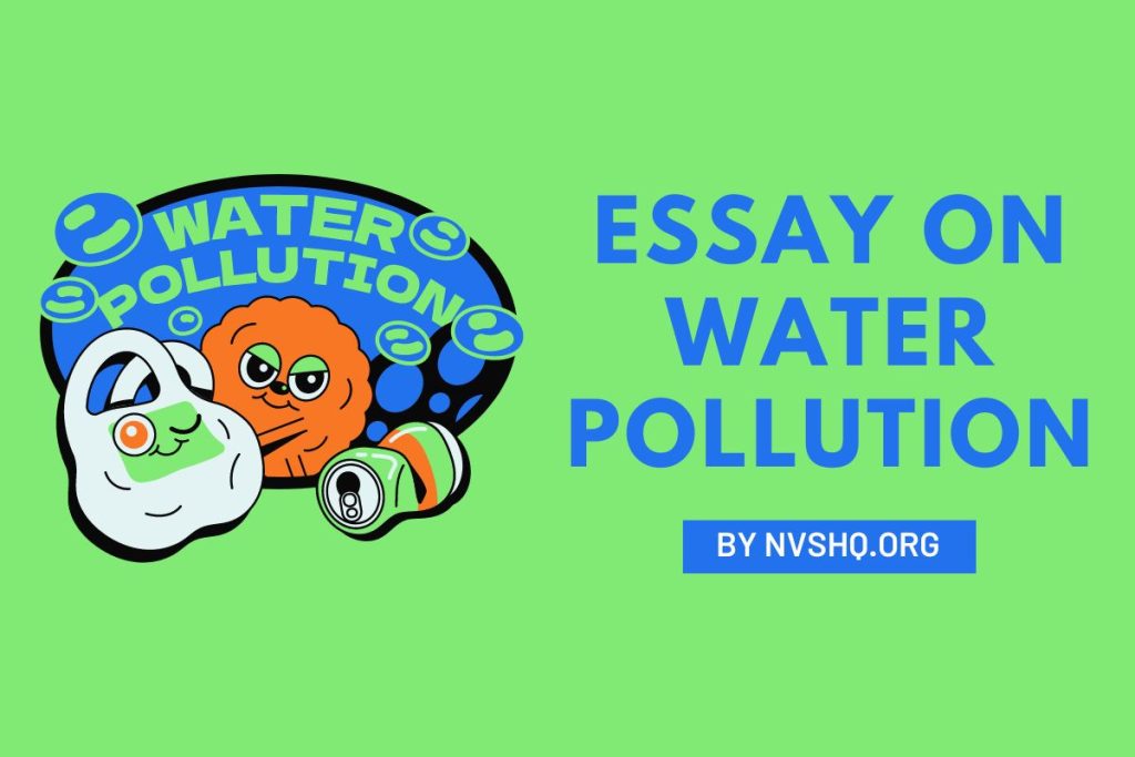 water pollution essay in 250 words