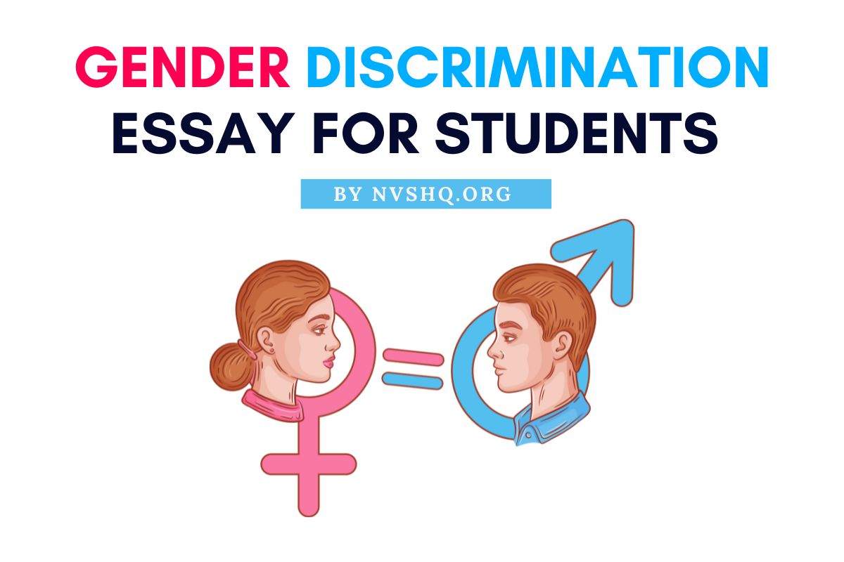 essay on gender discrimination in 100 words