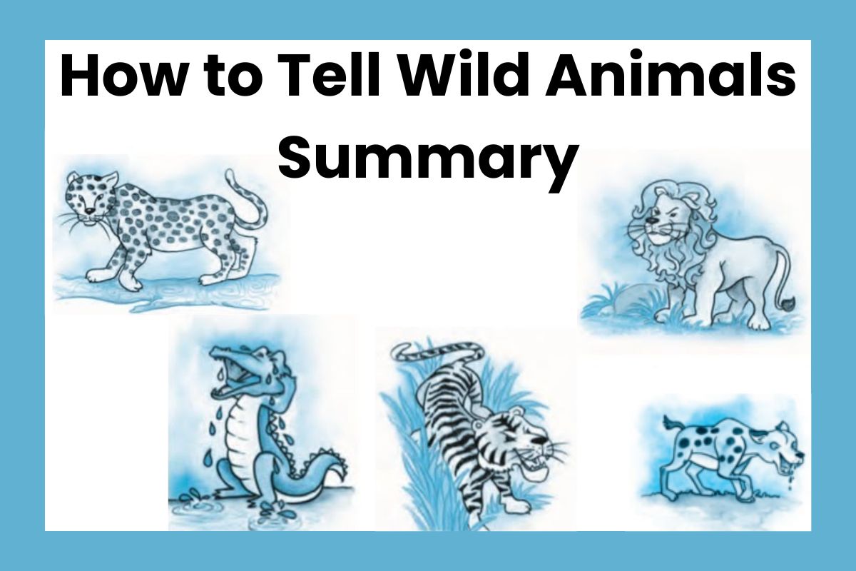 How to Tell Wild Animals Summary Class 10 English