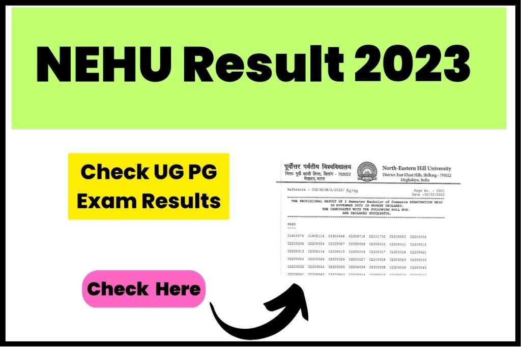 NEHU Result 2023