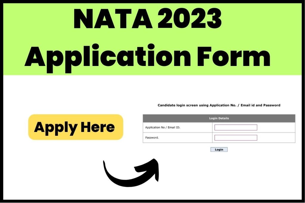 NATA 2023 Application Form