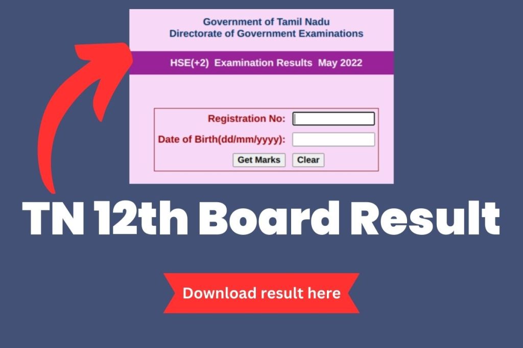 TN 12th Board Result