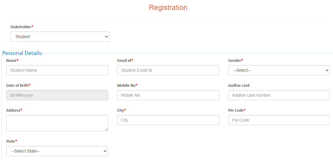UGC E Samadhan Portal Registration Form