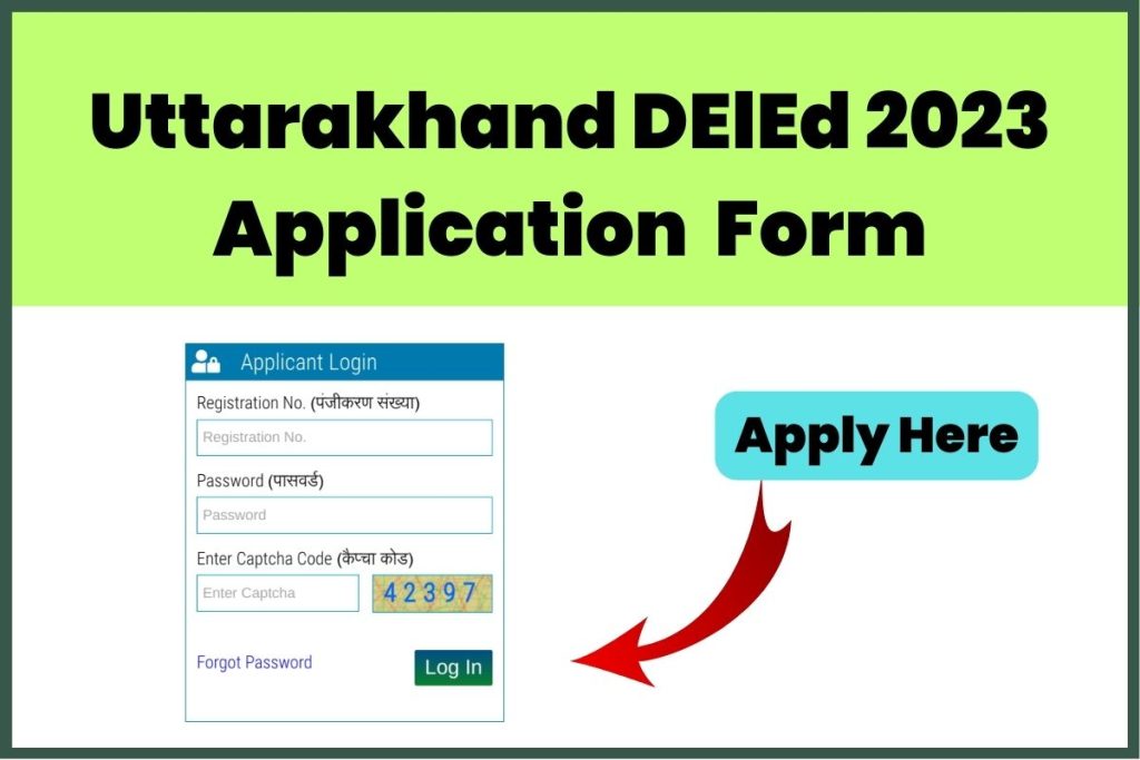 Uttarakhand DElEd 2023 Application Form