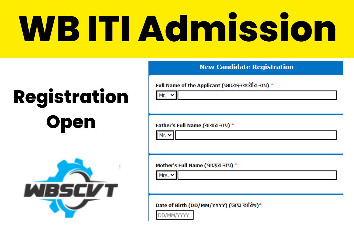 WB ITI Admission Registration 2023 Ends Today; Apply @ scvtwb.in
