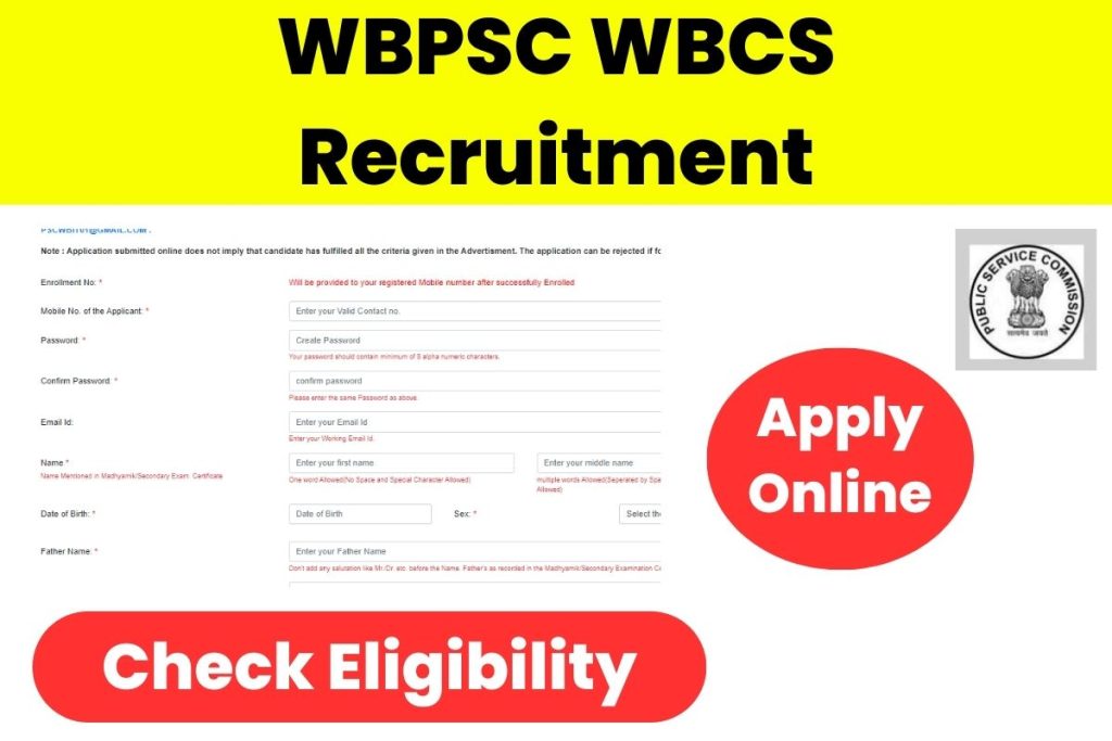 WBPSC WBCS Recruitment
