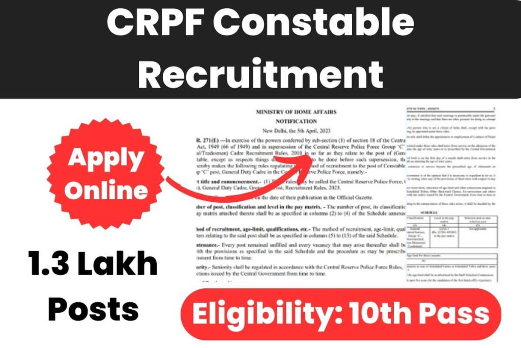 CRPF Constable Recruitment
